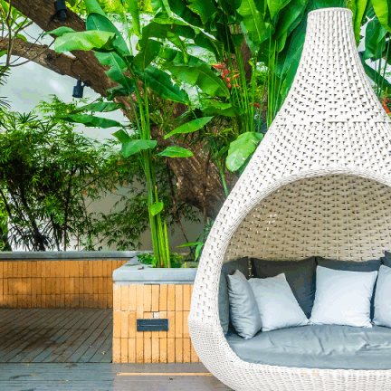 Patio beds and sofas